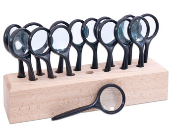 Betzold Lupenständer mit 15 Lupen