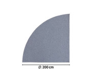 Betzold Kurzflor Teppich Viertelkreis 6