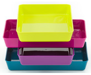 Betzold Materialschalen 4er Set moderne Farben 1