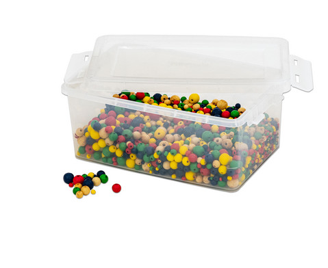 Grosses Holzperlen-Set mit 3400 Perlen - betzold.ch