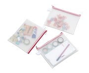 Betzold Reissverschlussbeutel ohne PVC 5 Stück transparent 5