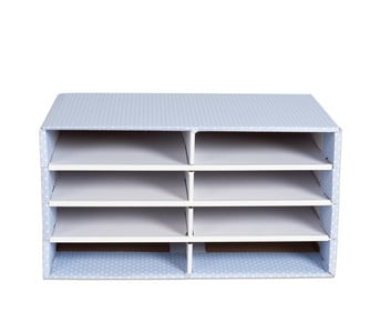 Schreibtisch Organizer aus Karton 8 Fächer