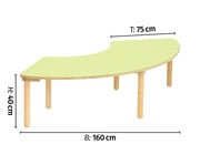 Betzold Baccus Segmenttisch 5