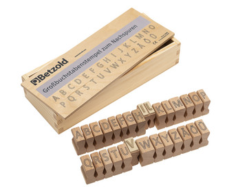 Betzold Grossbuchstaben Stempel