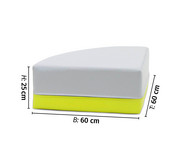 Betzold Clubbo Mini Hocker Viertelkreis 6