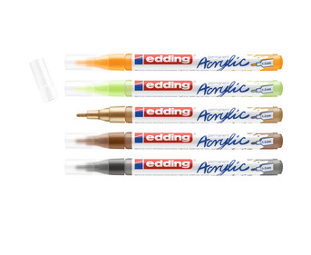 edding 5300 Acrylmarker fein 5er Set