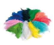 folia Flauschfedern Mix 100g farbig sortiert 5