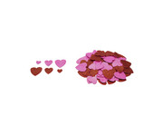 Selbstklebende Moosgummi Sticker Glitter 100 Stück 5