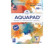 Clairefontaine Aquarellblock naturweiss 300 g/m² 4