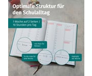 Betzold Design Schulplaner Hardcover DIN A4 plus 3