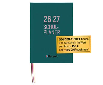 Betzold Design Schulplaner Hardcover DIN A4 plus