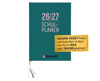 Betzold Design Schulplaner Hardcover DIN A5