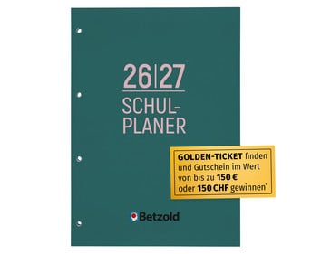Betzold Design Schulplaner Loseblattsammlung DIN A4