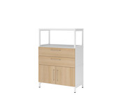 Betzold Flexwall Kombischrank 3 OH 2 Schübe 1 offenes Fach 2