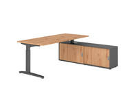Betzold Schreibtisch VXB mit Sideboard höhenverstellbar 1