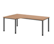 Betzold Eckschreibtisch VHS höhenverstellbar 200 x 120 cm 6