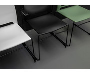 Topstar Besucherstuhl Visit Lite Kunststoffsitz 4er Set 3