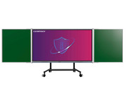 Clevertouch® Pro Series 3 mit mobiler elektr Höhenverstellung und Tafelflügel 6