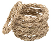 Rattan Bastelkranz gewickelt 6 Stück 5