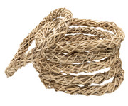Rattan Bastelkranz gewickelt 6 Stück 6