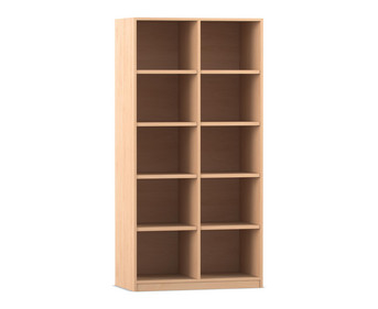 Flexeo® Bibliotheksregal 10 Fächer hoch Breite 94 4 cm