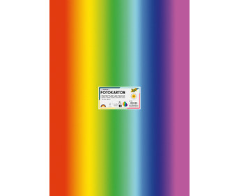 folia Regenbogen Fotokarton 300 g/m² 50 x 70 cm 10 Bogen