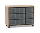Flexeo® Regal 3 Reihen 9 grosse Boxen 4