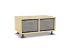 Flexeo® Regal 2 Reihen 2 grosse Boxen Mittelwand