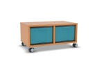 Flexeo® Regal 2 Reihen 2 grosse Boxen Mittelwand