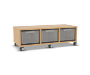 Flexeo® Regal 3 Reihen 3 grosse Boxen Mittelwand 1