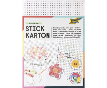 Stickkarton unbedruckt