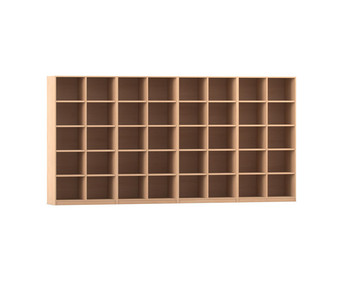 Flexeo® Bibliotheksregal 40 Fächer hoch Breite 377 6 cm