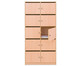 Flexeo Schliessfachschrank 15 Faecher mit Briefschlitzen Breite 1425 cm-2