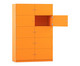Flexeo® Schliessfachschrank 10 geschlossene Fächer Breite 126 4 cm 6