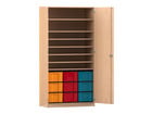 Flexeo® Bastelschrank 9 grosse Boxen 7 Fächer