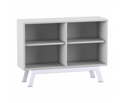 Flexeo® Lounge Möbel 2 Reihen 4 Fächer 1