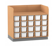 Flexeo® Wickelkommode mit 20 grossen Boxen 1
