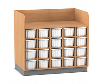 Flexeo® Wickelkommode mit 20 grossen Boxen