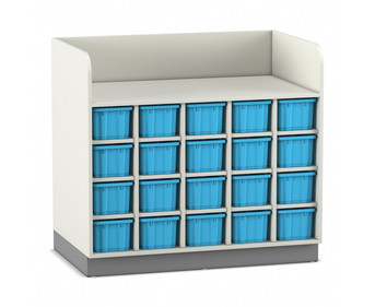 Flexeo® Wickelkommode mit 20 grossen Boxen
