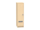 Flexeo® Garderobenschrank Armadio 1 Tür mit Fachboden Höhe 154 8 cm