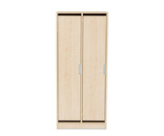 Flexeo® Garderobenschrank Armadio 2 Türen mit Fachböden Höhe 154 8 cm 2