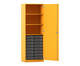 Flexeo® Schrank 16 kleine Boxen 3 Fächer 1 Tür 6