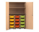 Flexeo® Garagenschrank PRO 3 Rollcontainer 12 Boxen Gr M 2 Fächer 1