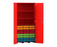 Flexeo® Garagenschrank 3 Fächer 3 Rollcontainer 24 kleine Boxen 7