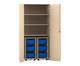 Flexeo® Garagenschrank PRO 2 Rollcontainer 6 Boxen Gr M 3 Fächer 3