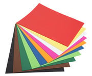 folia Tonkarton 220 g/m² 50 x 70 cm 100 Bogen 10 Farben 1