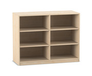 Flexeo® Regal 2 Reihen 6 Fächer H x B: 99 1 x 126 4 cm 1
