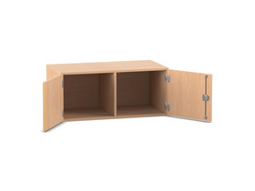 Flexeo® Aufsatzschrank, 2 Fächer, 2 Türen, Breite 94,4 cm
