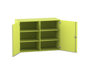 Flexeo® Aufsatzschrank 6 Fächer 2 Türen Breite 126 4 cm 1