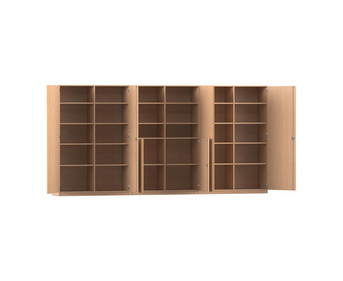 Flexeo® Systemschrankwand 30 Fächer